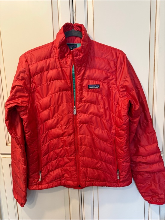 Patagonia Jackets & Blazers - Patagonia Women’s Down Sweater Jacket Red Teal 800 Fill Goose Down FA12- SZ M